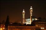 Amman - King Abdullah I Mosque at night